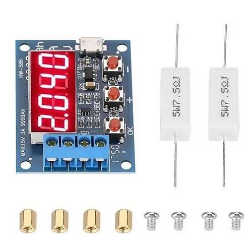 ZB2L3 18650 Lityum Ak Pil Kapasite Test Cihaz 1.5-15V 3A