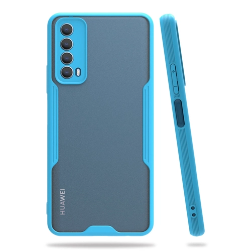 Newface Huawei P Smart 2021 Klf Platin Silikon - Mavi