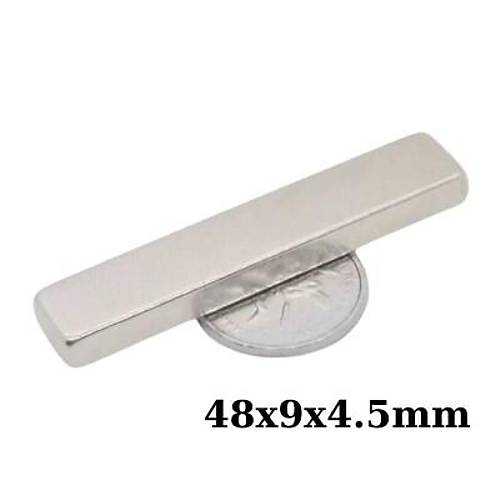 48X9x4.5mm Neodyum Gl Mknats - Neodim Magnet