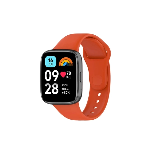 Newface Xiaomi Redmi Watch 3 Active Klasik Kordon - Turuncu