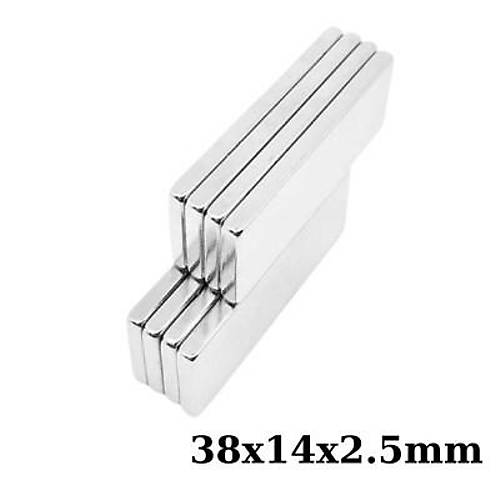 38x14x2.5mm Neodyum Gl Mknats - Neodim Magnet
