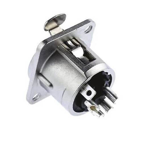 XLR Konnektr Panel Tipi Dii - 4 Pin
