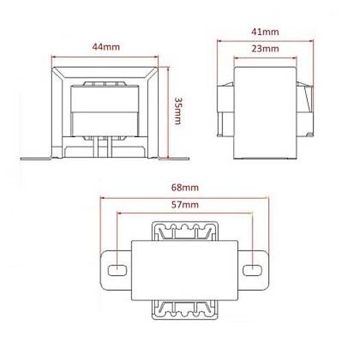 CX-4120 5W 15V AC Trafo - Transformatr