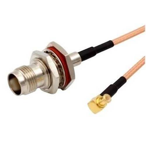 TNC-KY - MCX-JW RG316 Geni� Ba�l� D�n��t�r�c� Kablo - 12cm