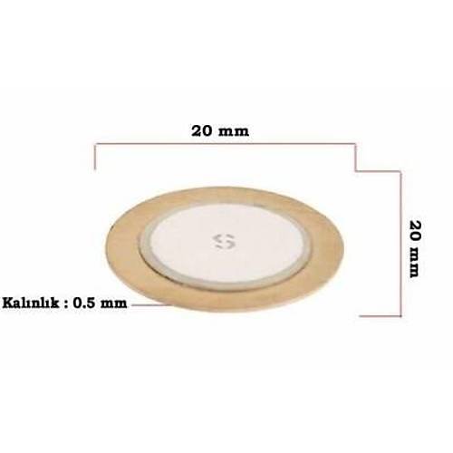 Piezo Disk Element - 20 mm ap