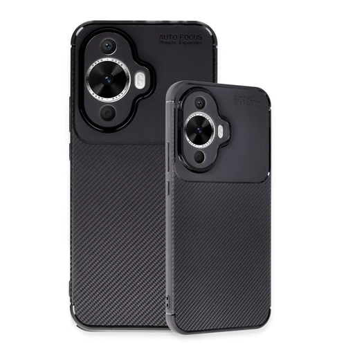 Newface Huawei Nova 12S Klf Auto Focus Karbon Kapak - Siyah