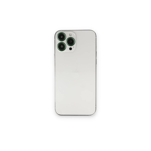 Newface iPhone 14 Pro Max Metal Kamera Lens - Koyu Yeil