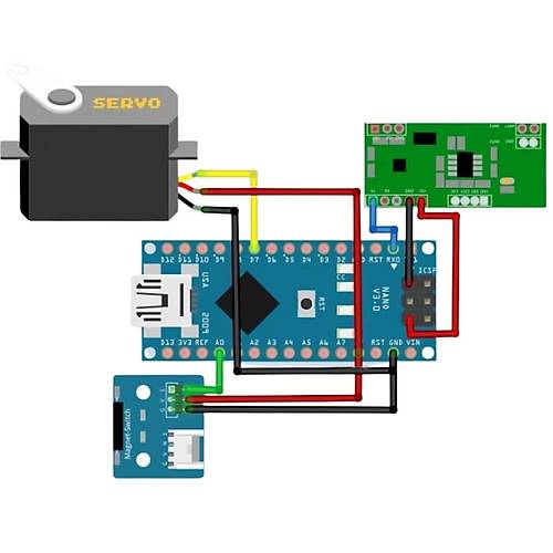 RDM6300 125KHz EM4100 RFID Kart ID Okuyucu Modl