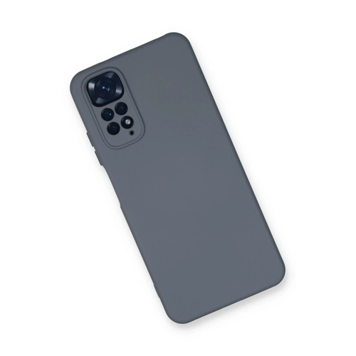 Newface Xiaomi Redmi Note 11 Klf Nano ii Kadife Silikon - Gri