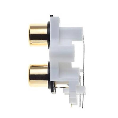 RCA-209 3.5mm Stereo RCA Jack Dişi - PCB Tip