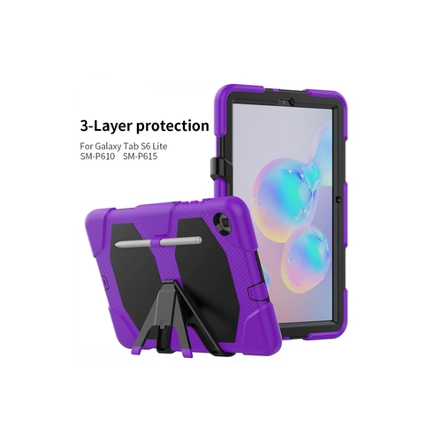 Newface Samsung Galaxy P610 Tab S6 Lite 10.4 Klf Griffin Tablet Kapak - Mor