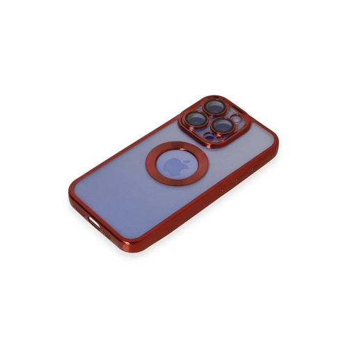 Newface iPhone 15 Pro Klf Slot Silikon - Krmz