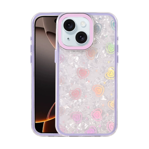 Newface Apple iPhone 14 Lumi Desenli Kapak - Mor