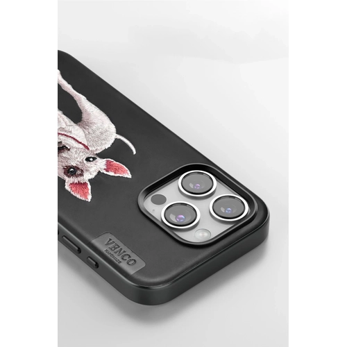 Venco iPhone 11 Perma Desenli Kapak - Lacivert