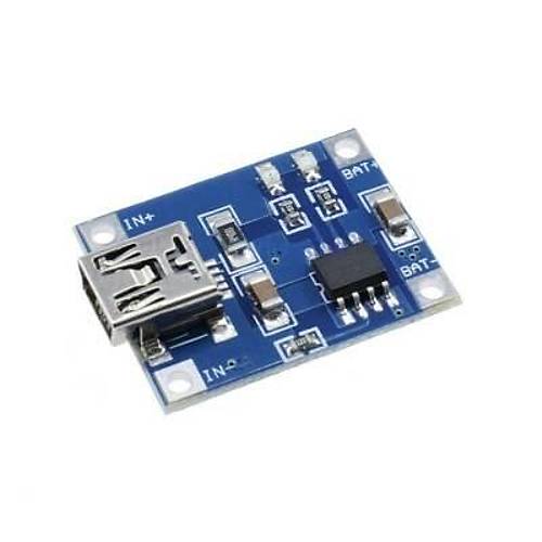 TP4056 3,7V arj Devresi - Mini USB