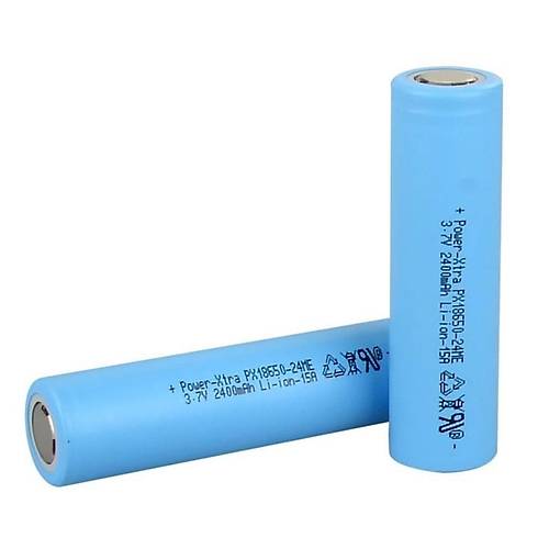 Power-Xtra PX18650-24ME3.7V 2400 Mah Li-ion arjl Pil 15A