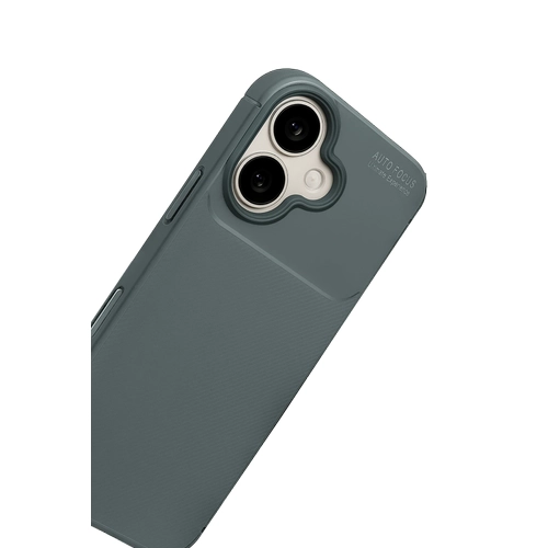 Newface Apple iPhone 17 Auto Focus Karbon Kapak - Gri