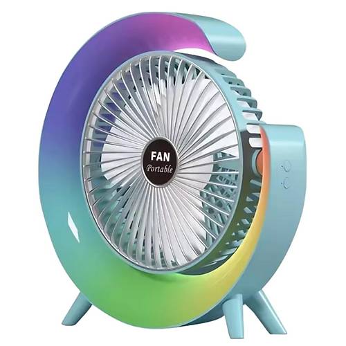 Divex Renkli 3 Modlu Tanabilir Masast Fan Mavi PV-16