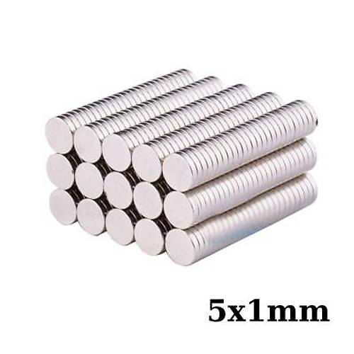 5x1mm Neodyum Gl Mknats - Neodim Magnet