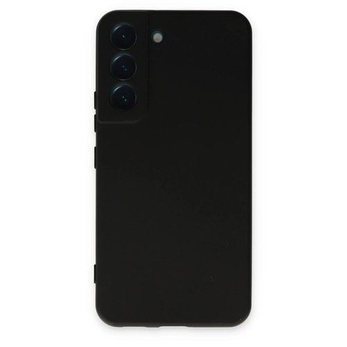 Newface Samsung Galaxy S22 Klf Nano ii Kadife Silikon - Siyah