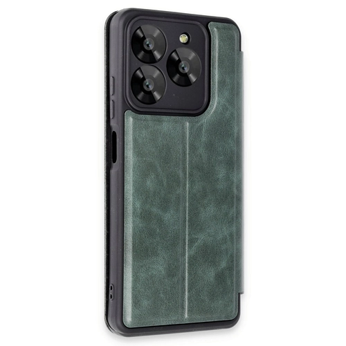 Newface General Mobile Era 50 Klf Flip Cover - Koyu Yeil