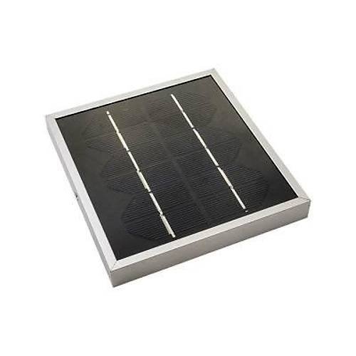 6V 600mA Su Geirmez Solar Panel - Alminyum Kasa 130x130mm