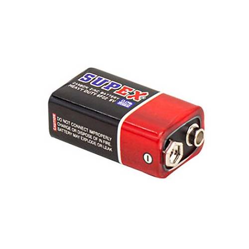 Supex 6F22 9V inko Karbon Pil