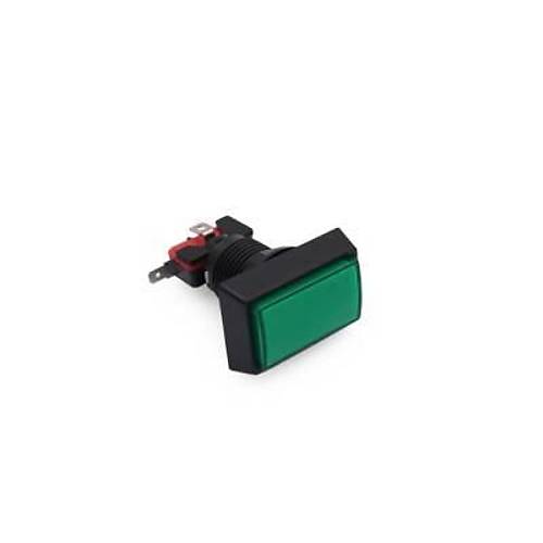 50x33mm 12V Dikdrtgen Ikl Oyun Makinesi Butonu - Yeil