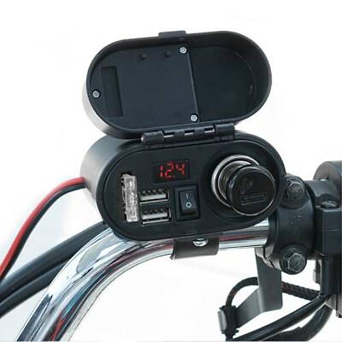 CD-3068 Su Geçirmez Çok Fonksiyonlu USB + Type-C Şarj Cihazı ve Çakmaklık