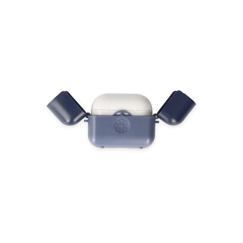 Newface Airpods 3 (3.nesil) Basmal Klf - Mavi-Lacivert