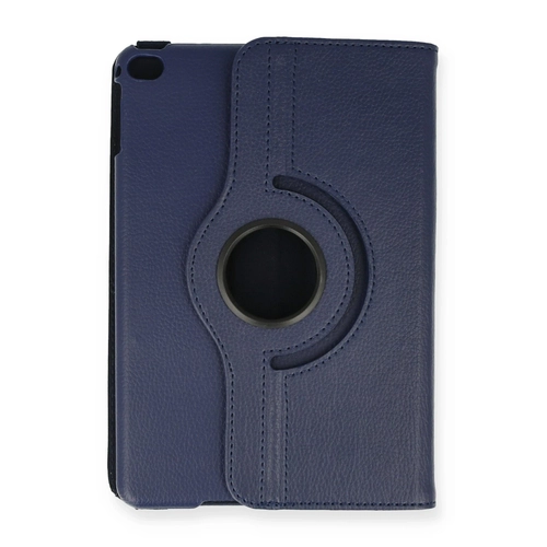 Newface iPad Mini 4 Klf 360 Tablet Deri Klf - Lacivert