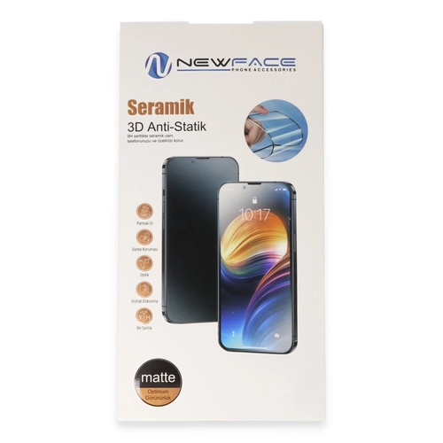Newface Huawei Mate 20 Lite 3D Antistatik Mat Seramik Nano Ekran Koruyucu
