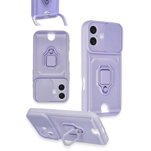 Newface Xiaomi Redmi 13 4G Klf Zuma Kartvizitli Yzkl Silikon - Lila