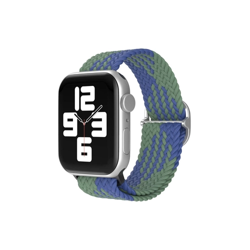Newface Apple Watch 38mm Star Kordon - Yeil-Lacivert