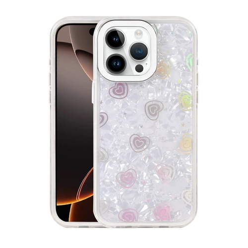 Newface Apple iPhone 16 Pro Lumi Desenli Kapak - Beyaz