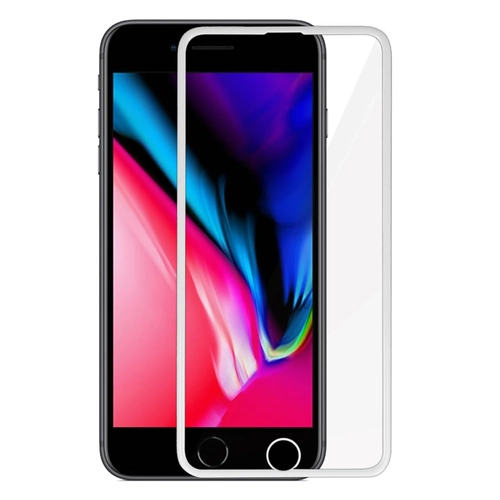 Newface iPhone 7 18D Cam Ekran Koruyucu - Siyah