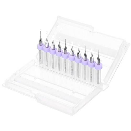 0.3mm PCB Matkap Ucu Seti - 10 Adet (Kutulu)