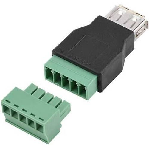 USB Dii - 5'li Klemens evirici / USB 2.0 to 5-Pin Terminal