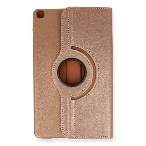 Newface Samsung Galaxy Tab A9 Klf 360 Tablet Deri Klf - Rose Gold