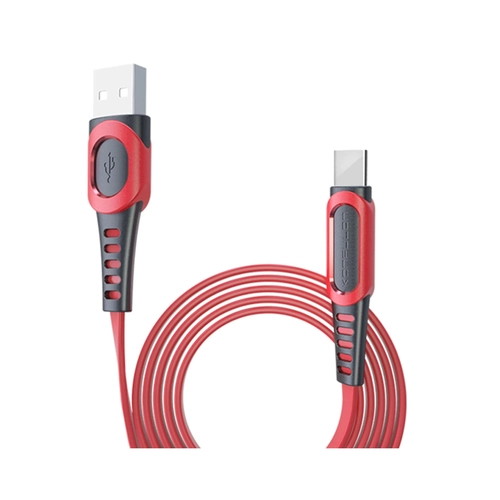 Konfulon DC03 Sper Hzl Type-C Kablo 1M 2.4A - Krmz