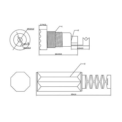 IC-254 DC Jak 2.1mm Seyyar