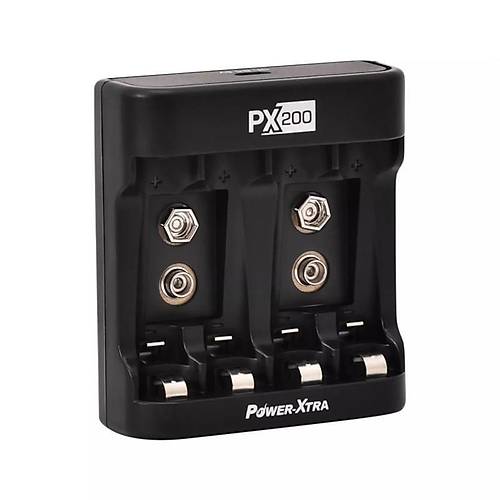 Power-Xtra PX200 Ni-Mh-Ni-Cd AA-AAA-9V arj Cihaz