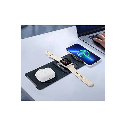 AW14 3in1, 15 Watt Katlanabilir Wireless arj Stand