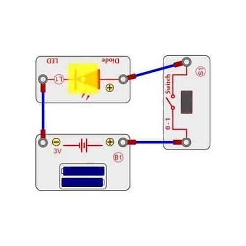 Blok Devreler Elektronik Eitim Seti - 45 Proje