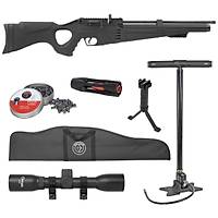 Hatsan Flash 101 ULTIMATE COMBO PCP Haval� T�fek 5.5mm (Pompa & D�rb�n Hediyeli)