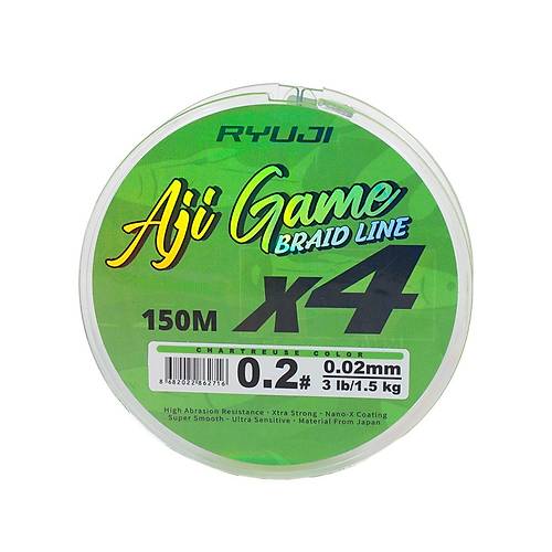 RYUJI AJI GAME 4X,150M, CHARTREUSE �P M�S�NA