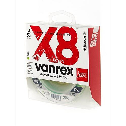 Lucky John Vanrex Pe rg X8 Fluo Yeil 125M 0.18 MM