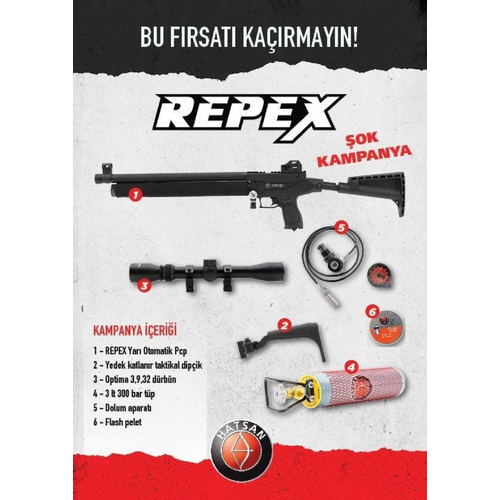 Hatsan Repex Yar� Otomatik PCP Haval� T�fek (Full Set)