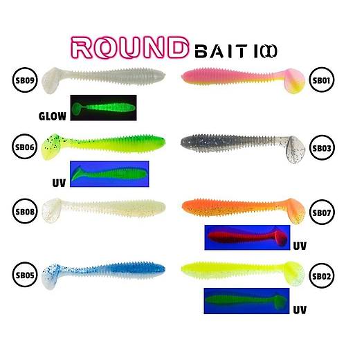 Fujin Round Bait 100mm Silikon Balk