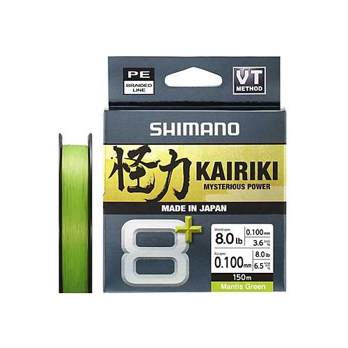 Shimano Kairiki 8+ 150 Mt Mantis Green �p Misina